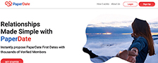 PaperDate, archived website preview
